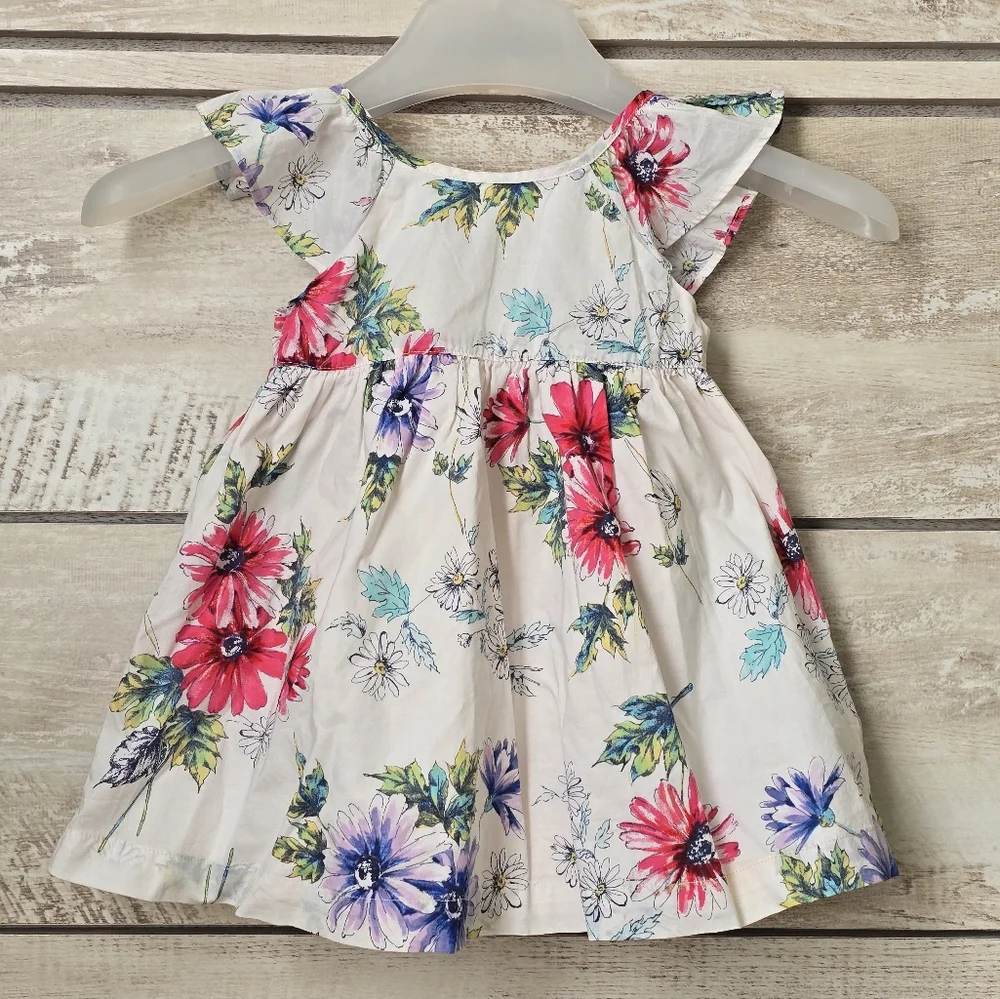 Baby Floral Ruffle Dress | Gap